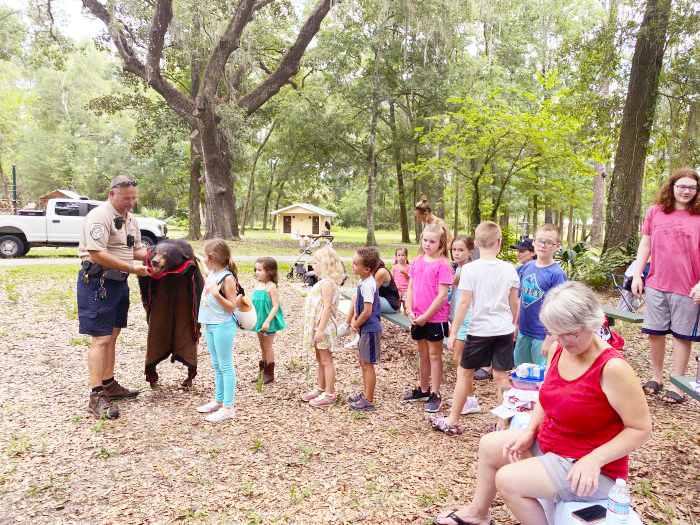 Reading with a Ranger outreach