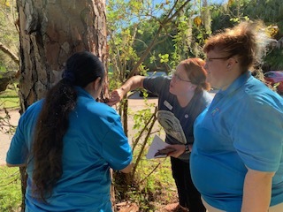 Workshop participants at the Central Florida Zoo and Botanical Gardens