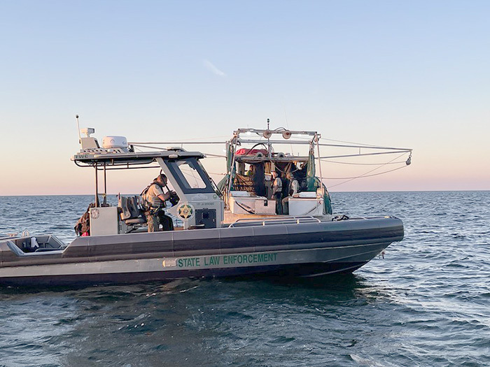 fwc officer on vessel in open water