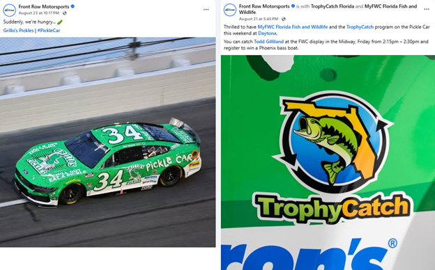 Front Row Motorsports Todd Gilliland Car 34 social media posts.jpg
