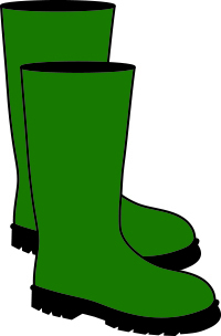 Rubber boots