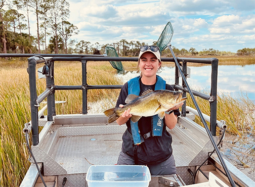 Bass sampled from Webb Lake FMA