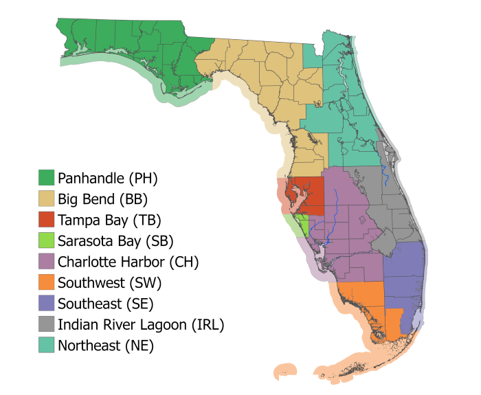 Spotted Seatrout Region Map 
