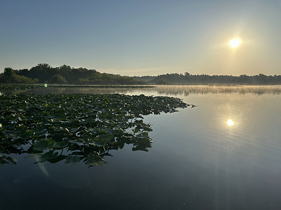 Orange Lake sunrise