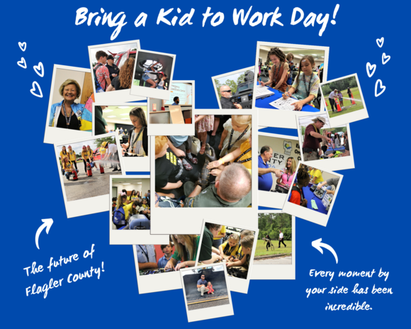 Bring a Kid to Work Day collage