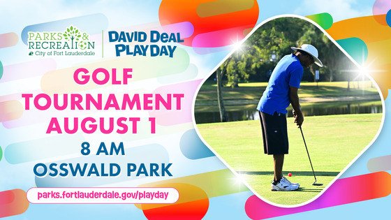 David Deal Playday. Golf Tournament. August 1, 8 AM. Osswald Park.