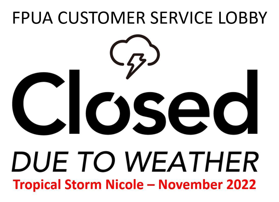 Customer Service Closed