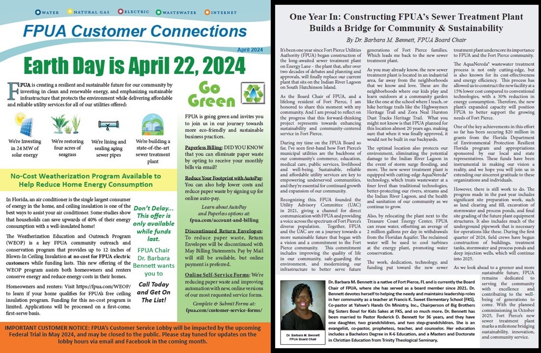 FPUA Customer Connections April 2024