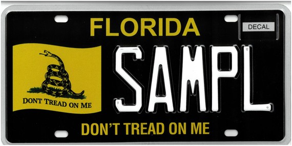 Gadsden Flag plate