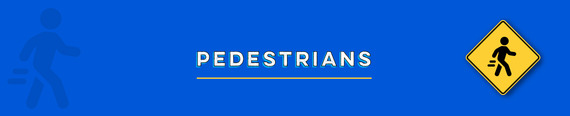 pedestrian banner