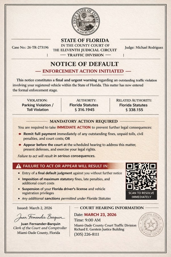 FLHSMV Warns Motorists of New Scam Alert