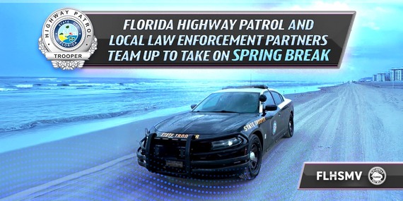 Florida Highway Patrol and Local Law Enforcement Partners Team Up to Take on Spring Break