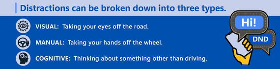 distracted driving examples