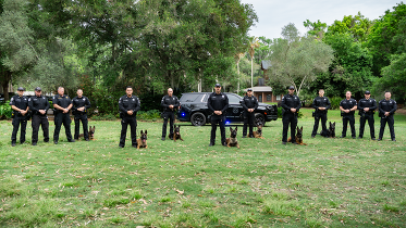 k9 graduation photo