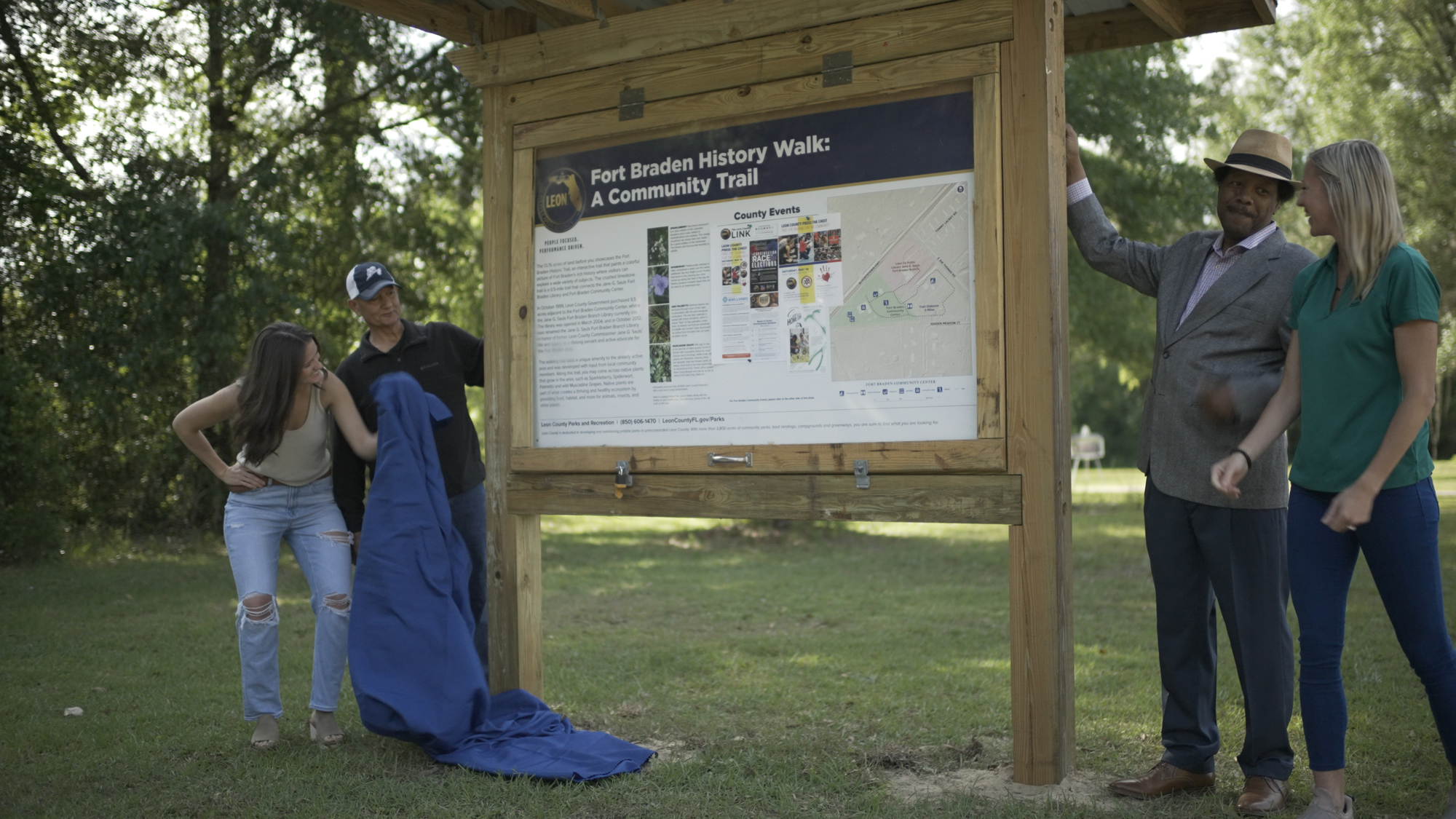 Fort Braden History Walk Unveiling
