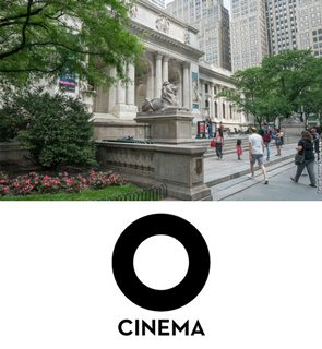 New York Public Library and O Cinema logo