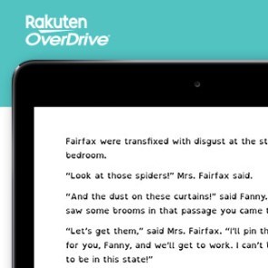 Close up of Dyslexic font on Libby by OverDrive app