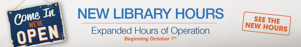 New Library Hours