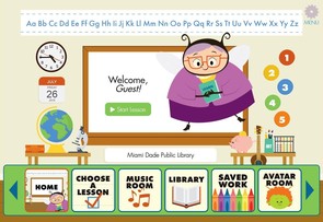 Miss Humblee Academy's home screen