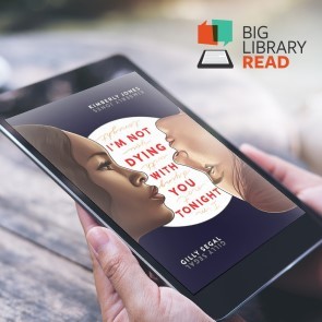 tablet with eBook cover of "“I’m Not Dying with You Tonight” by Gilly Segal and Kimberly Jones 