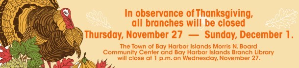 Thanksgiving holiday closures