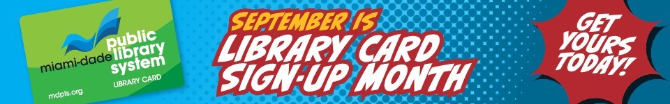 September is Library Card Sign-up Month