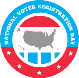 National Voter Registration Day logo