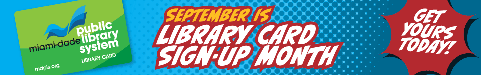 September is Library Card Sign-up Month