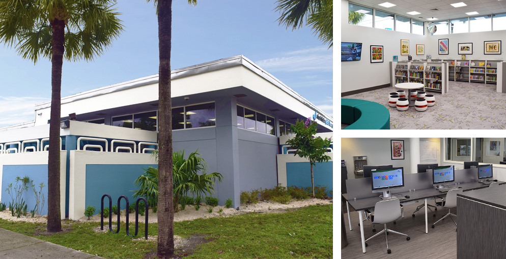 North Central Branch Library Interior and Exterior