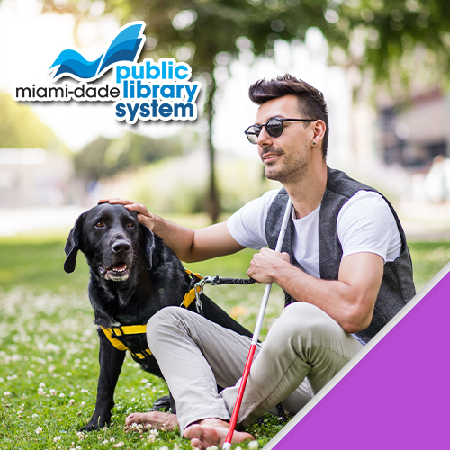 Man with Seeing-Eye Dog