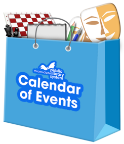 Gift bag filled with assorted items, including a chess set, theatre masks, a notepad and pencils