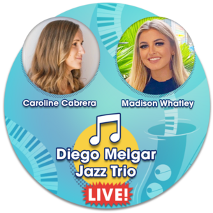 Lunchtime Poetry & Jazz @ the Library Featuring Caroline Cabrera and Madison Whatley