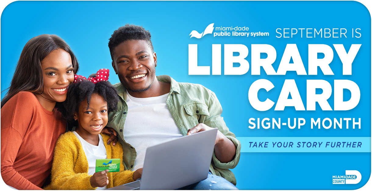 September is Library Card Sign-up Month!