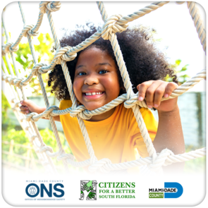 Child climbing a rope ladder