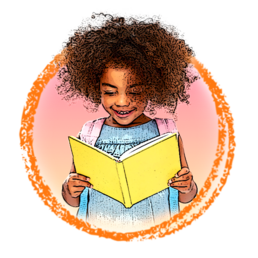 Girl reading book