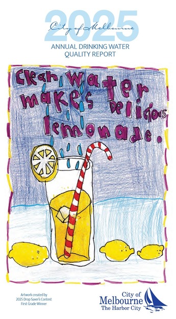 Cover of the 2025 Water Quality Report