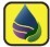 Reclaimed water icon