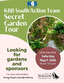 Looking for gardens and sponsors for the 2026 Secret Garden Tour