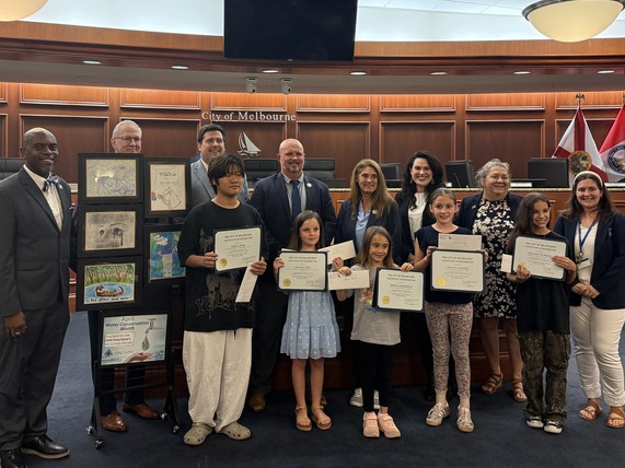 City Council members and drop savers winners 