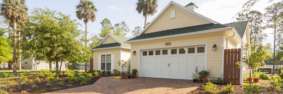 A house with Florida friendly landscaping from SJRWMD website