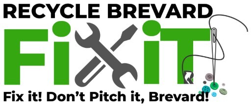Fix It, Don't Pitch It Recycle Brevard logo