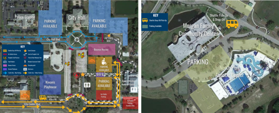 Trick or Treat Traffic Plan Maps