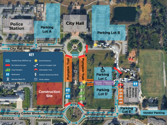 Trick or Treat 2026 Event Traffic Flow