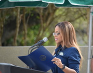 congresswoman sheila at veterans day service