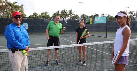 Mayor sortal coin toss tennis