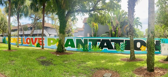 one love plantation mural