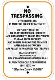 pd trespass program