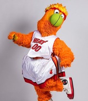 burnie miami heat mascot