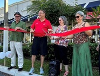 Tropical Jewerly and Gems ribbon cutting