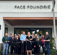 face foundaire grand opening with mayor